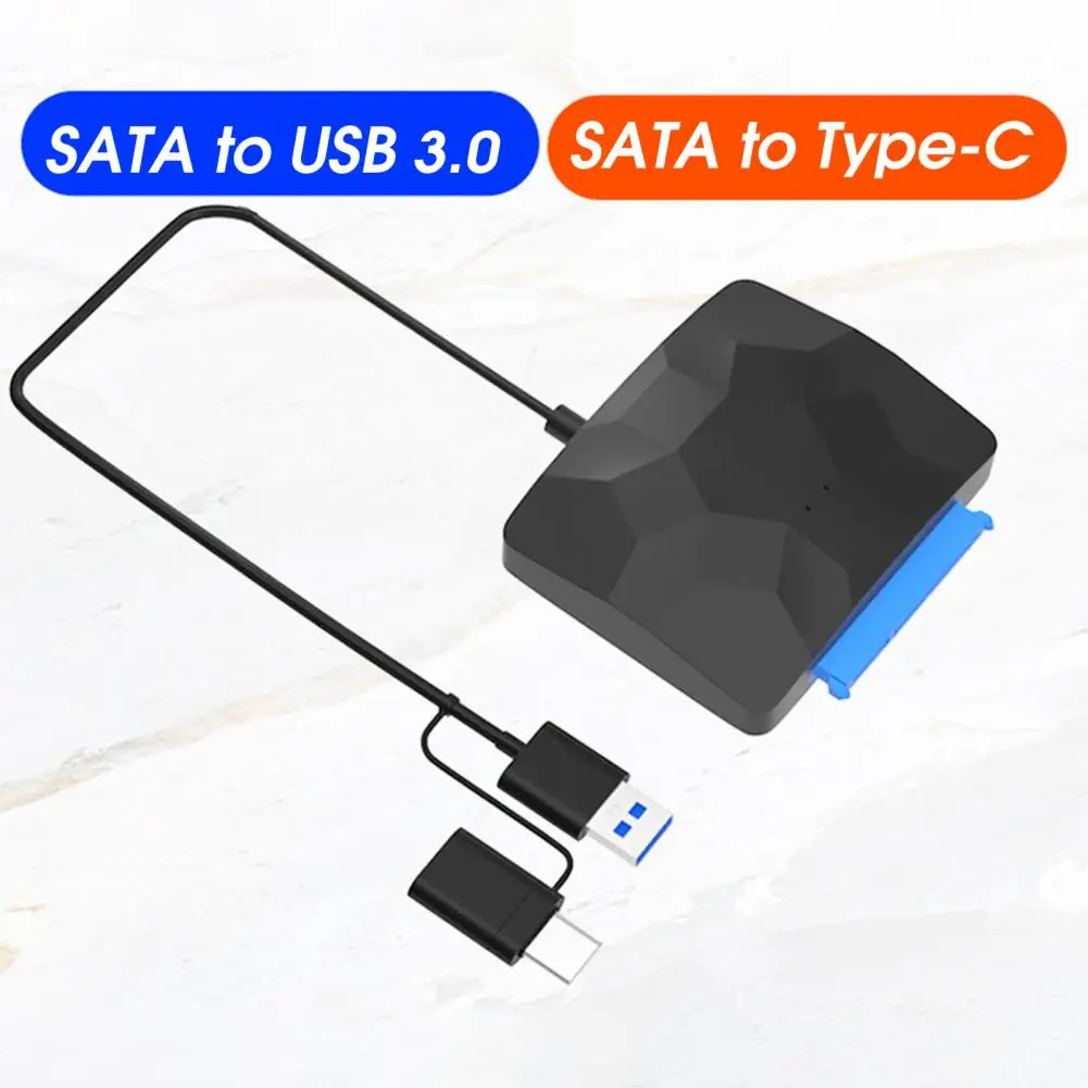 

Hard Drive Cable High-speed Driver-free Stable Transmission USB 3.0/Type-C to SATA Hard Disk HDD Adapter for 2.5/3.5 Inch SSD