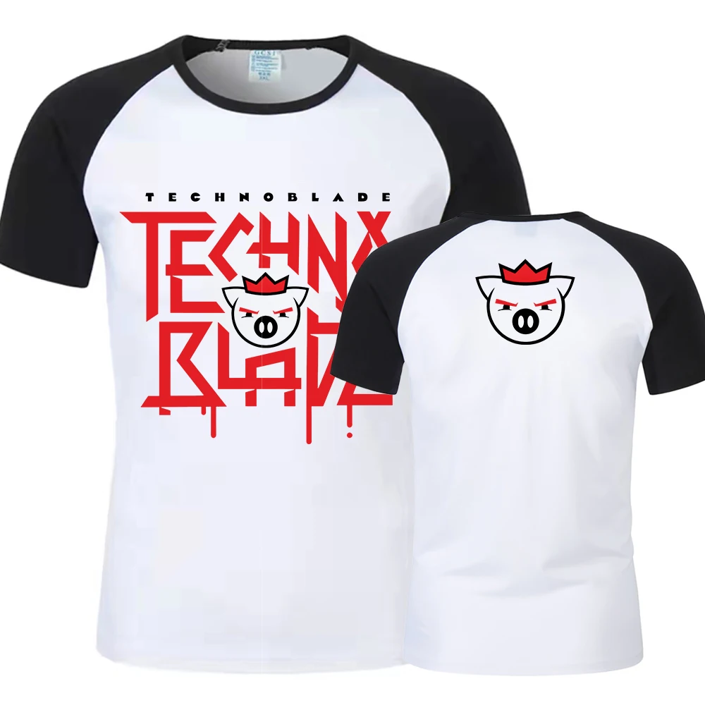 

Technoblade Never Dies T-shirt GOOD GAME Merch Tshirt Men/Women Short Sleeve Dream Team SMP Tee-shirt Patchwork 100% Cotton Tees