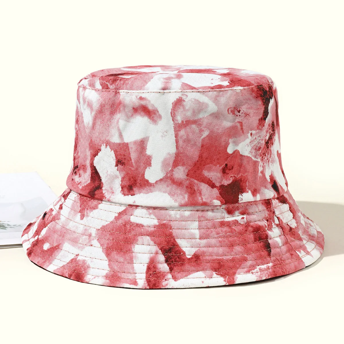 

Шляпа Женская хлопковая с принтом, модный головной убор в стиле хип-хоп, летняя Панама от солнца, для путешествий и активного отдыха, дышащая