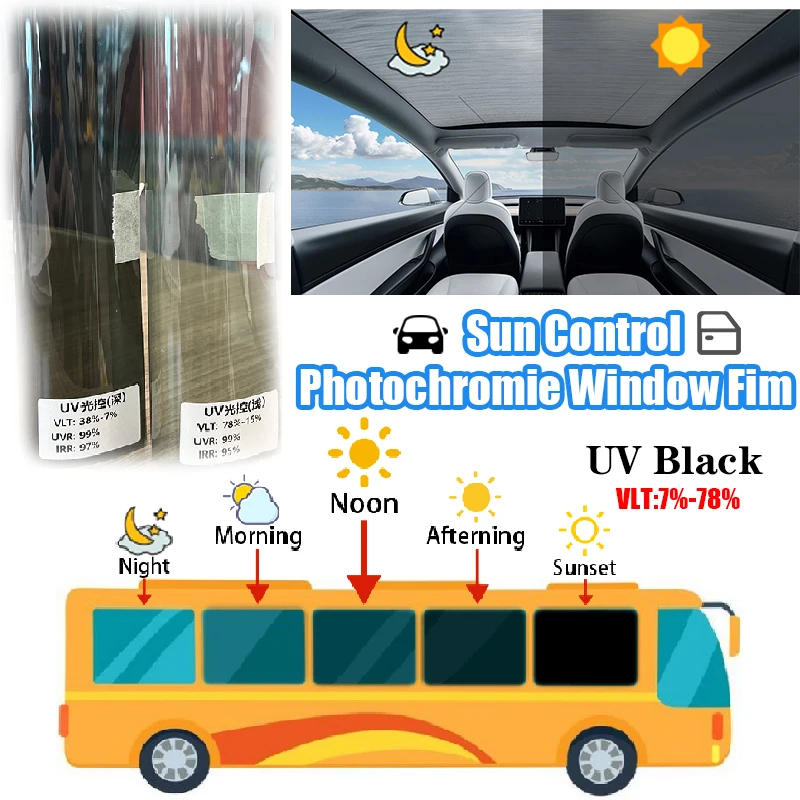 УФ-пленка ppf 76 × 1/2/3 м меняющая цвет солнечная тонировочная пленка оконная