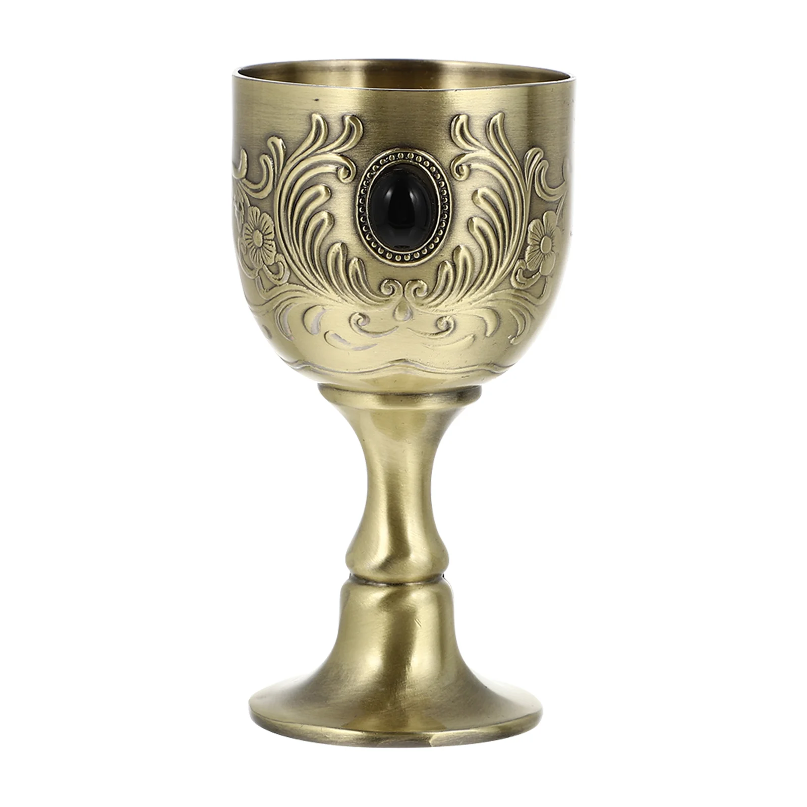 

Cup Chalice Goblet Glasses Metal Vintage Royal Goblets Offering Water Champagne Medieval Bowls Cups Gold Retro Brass Holy