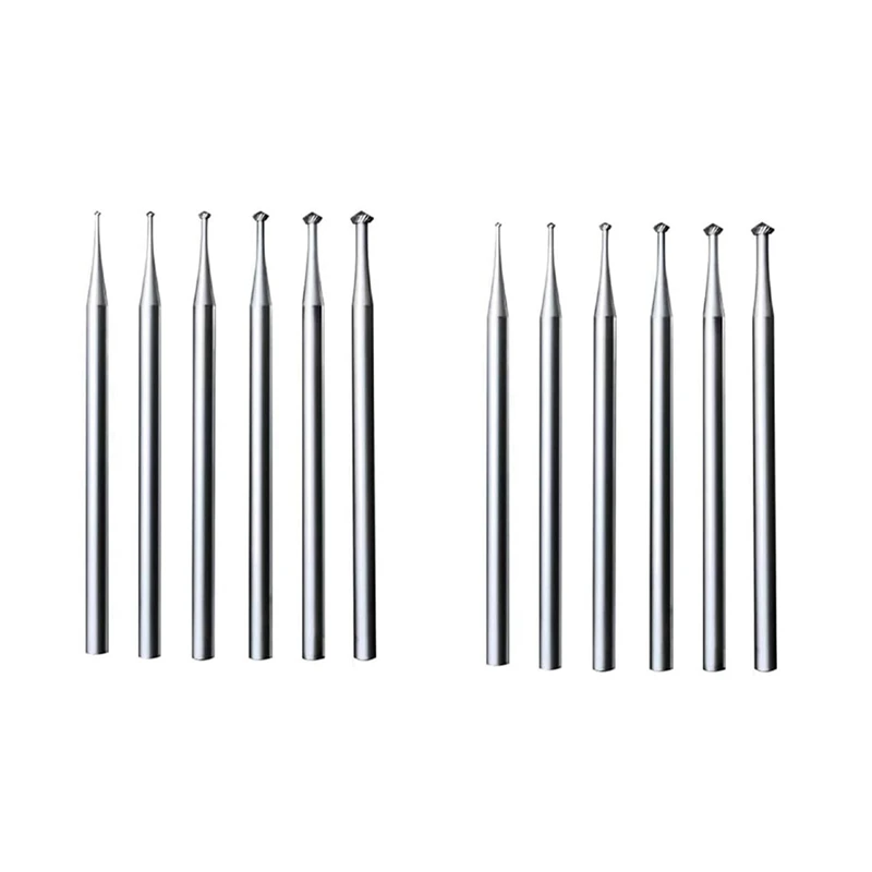 Набор заусенцев под углом 90 ° 12 шт. заусенцы ДЛЯ для ювелирных изделий с