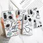 Чехол Poco X3 Pro F3 M4 Pro 4G для Xiaomi Redmi 9, чехол для Redmi Note 10 8 11 9 7 Pro 9s 10s 9A 9C Mi 11 Lite 11T Pro, чехол с астронавтом