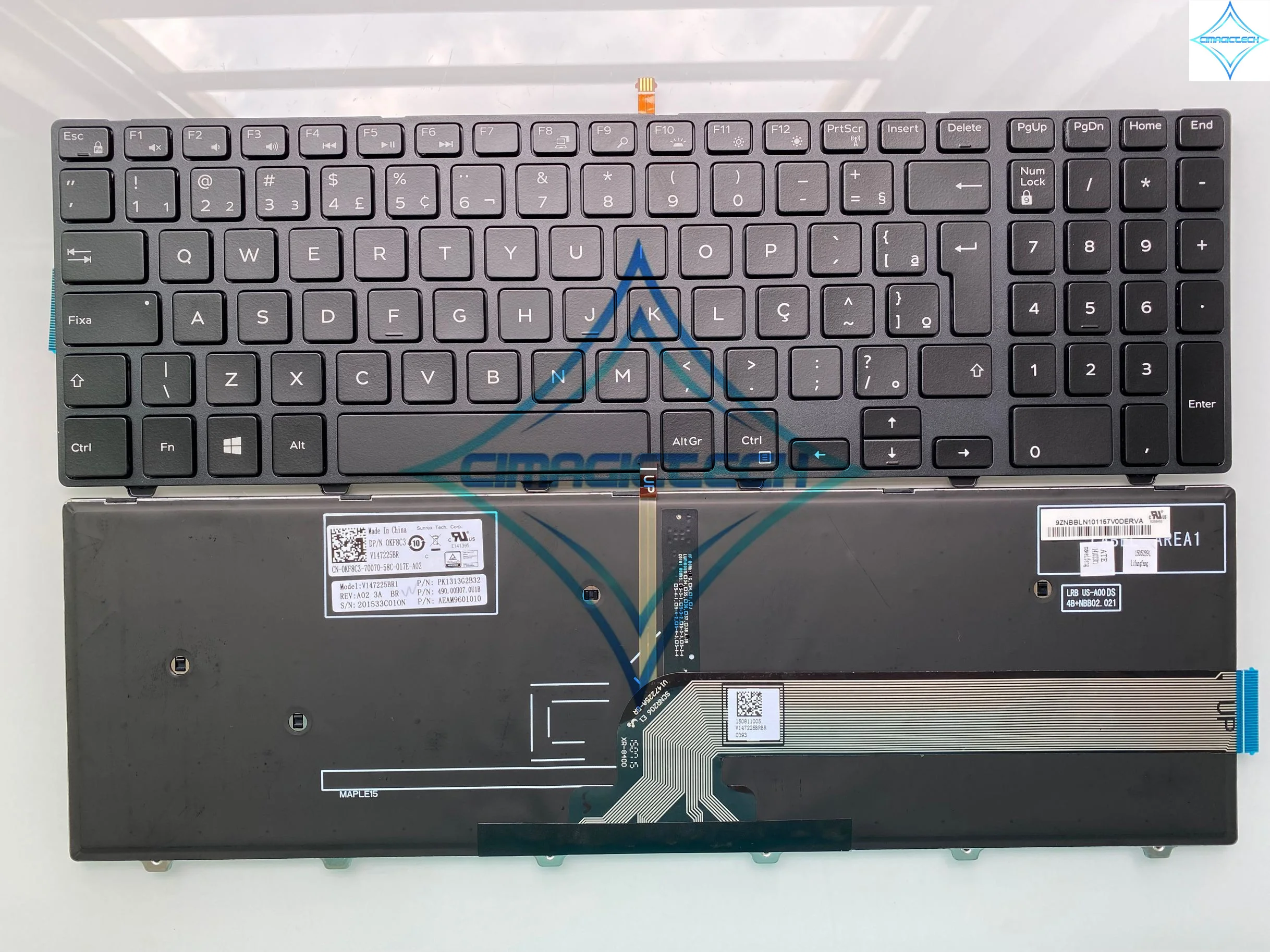 Оригинальная новая клавиатура US SP LA BR Для Dell Inspiron 15 3000 5000 3541 3542 5542 3550 5545 5547 3551 3552 3559