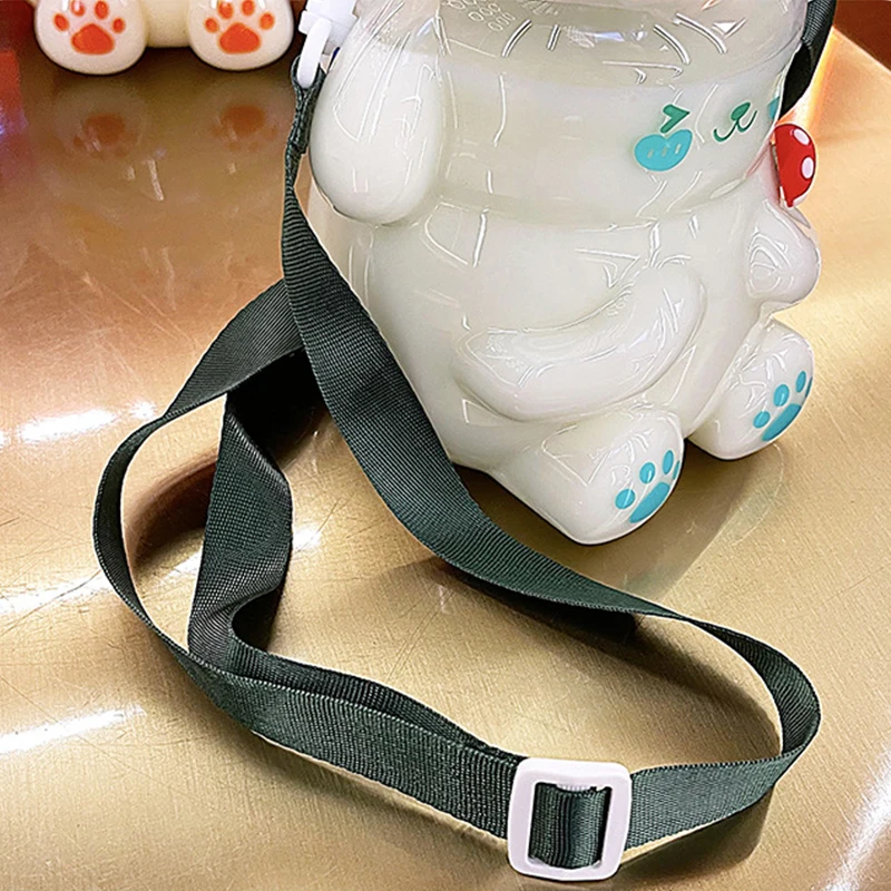 Милая кружка с кроликом милая бутылка для воды девочки 1 л соломинкой бесплатная