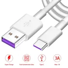 Кабель USB Type-C для Huawei, Xiaomi, Samsung, USB-кабель 3A для быстрой зарядки телефона, зарядное устройство Type-C, провод для передачи данных, шнур, USB-кабель