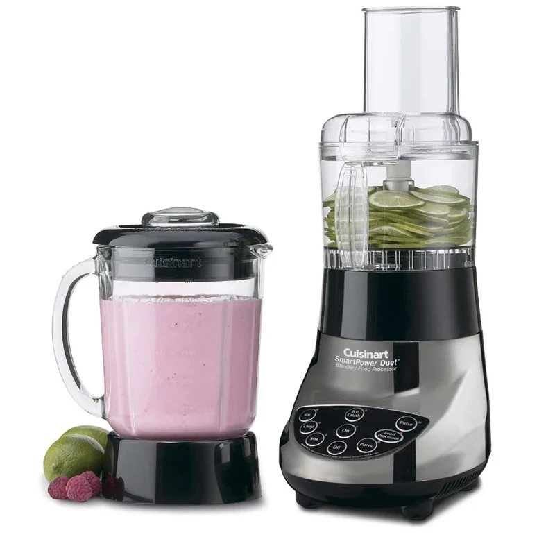 

Cuisinart Smartpower Duet /Food Processor 7 Speed Blender Brushed Chrome (BFP-703BC)