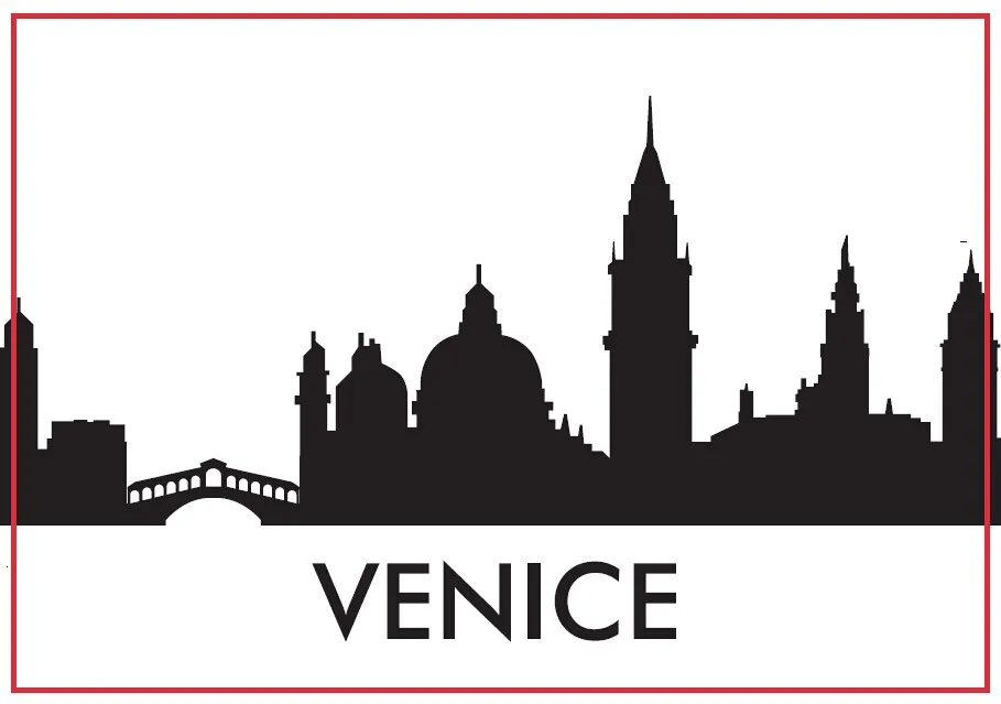 

Сувенирные Магниты 78*54*3 мм Skyline Venice сувенирные магниты на холодильник 20443