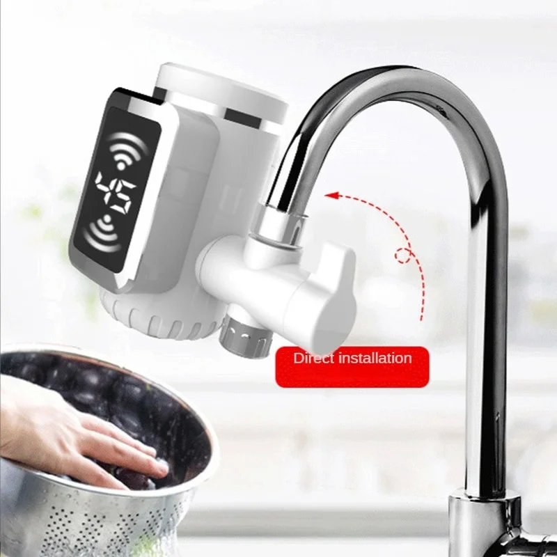 

Instant Tankless Electric Hot Water Heater Faucet Kitchen Instant Heating Tap Water Heater Bathroom Accessories Water Boiler