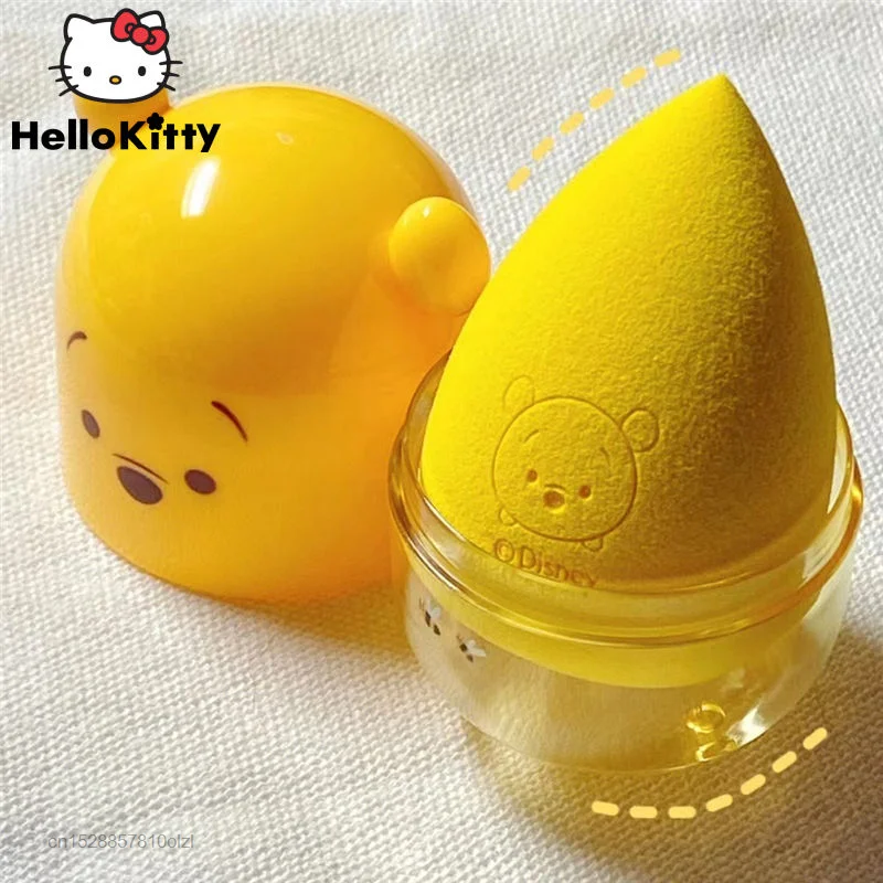 

Спонж для макияжа Disney Lotso, пух, медведь, яйцо для красоты, мультяшная мелодия, мягкая пудра, компактный спонж, кавайный инструмент для макияжа...