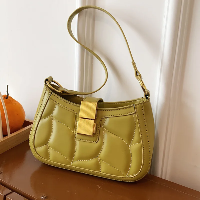 

Quality Pu Leather Underarm Shoulder Bags For Women 2023 Summer Handbag New Simply Small Square Bag Female Tide Crossbody Bag