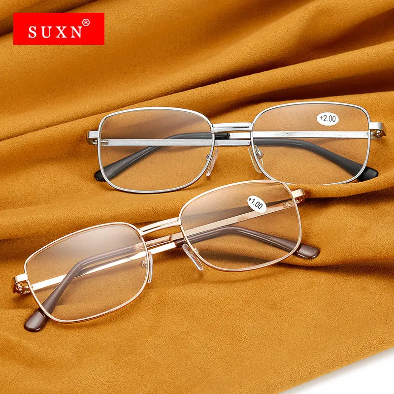 

High-quality Reading Glasses Metal Frame Presbyopia Glasses Computer Goggles Fashion Resin Presbyopia Glasses Vision Protection
