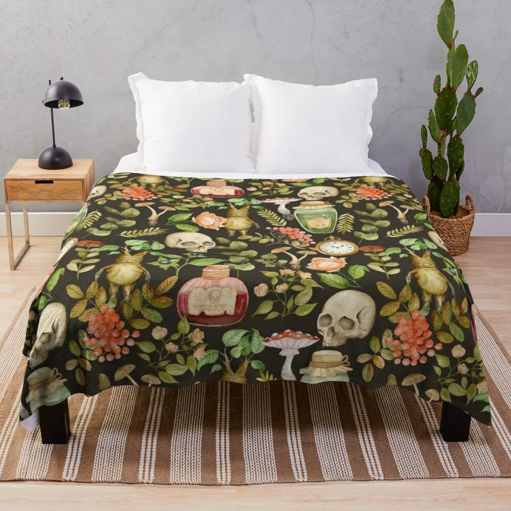 

Dark vintage Throw Blanket Luxury St Blanket Dorm Room Essentials