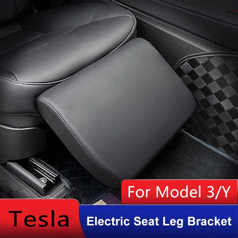 

Аксессуары для Tesla Model 3 Y 2022 автомобильные кожаные электрические ножки сиденья 80 ° свободная Регулировка черные белые автомобильные внутрен...