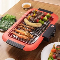 Smokeless Electric BBQ Grill Non-Stick Pan Stove Electric Griddle Barbecue Temperature Control 220V Household Outdoor Cooking
