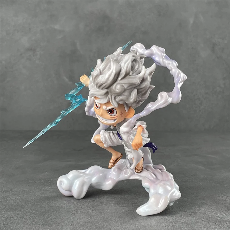 Фигурка Аниме One Piece 16 см бог солнца Ника Луффи снаряжение 5 Q версия статуэтка