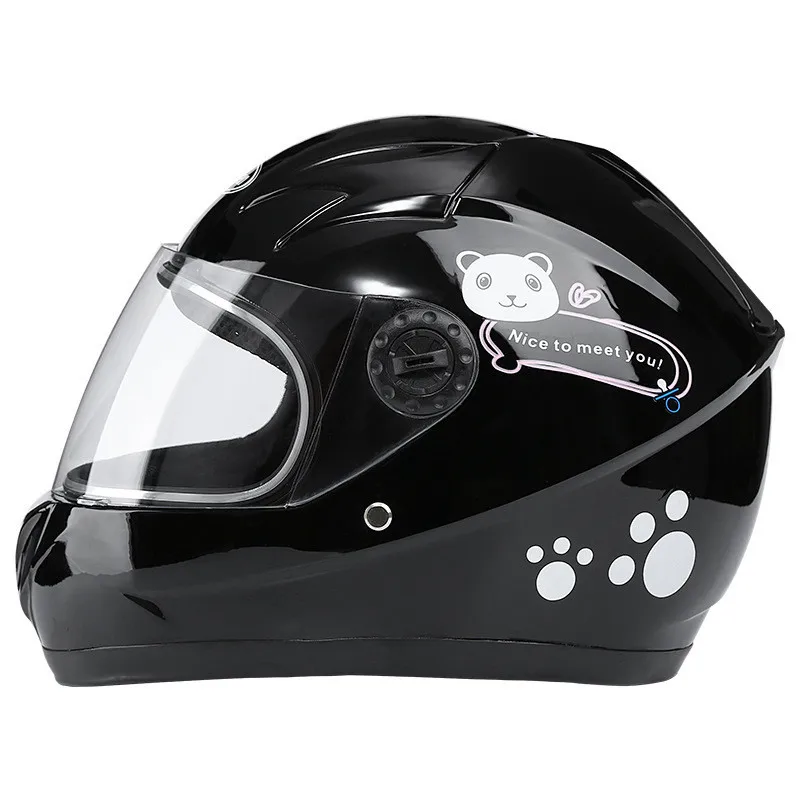 

Children's Helmet Children's Helmet Electric Bicycle Helmet Autumn and Winter Men's and Women's Helmet Warm Cartoon