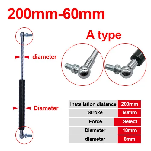 

Газовая пружина CNMAWAY 18*8 50N-500N