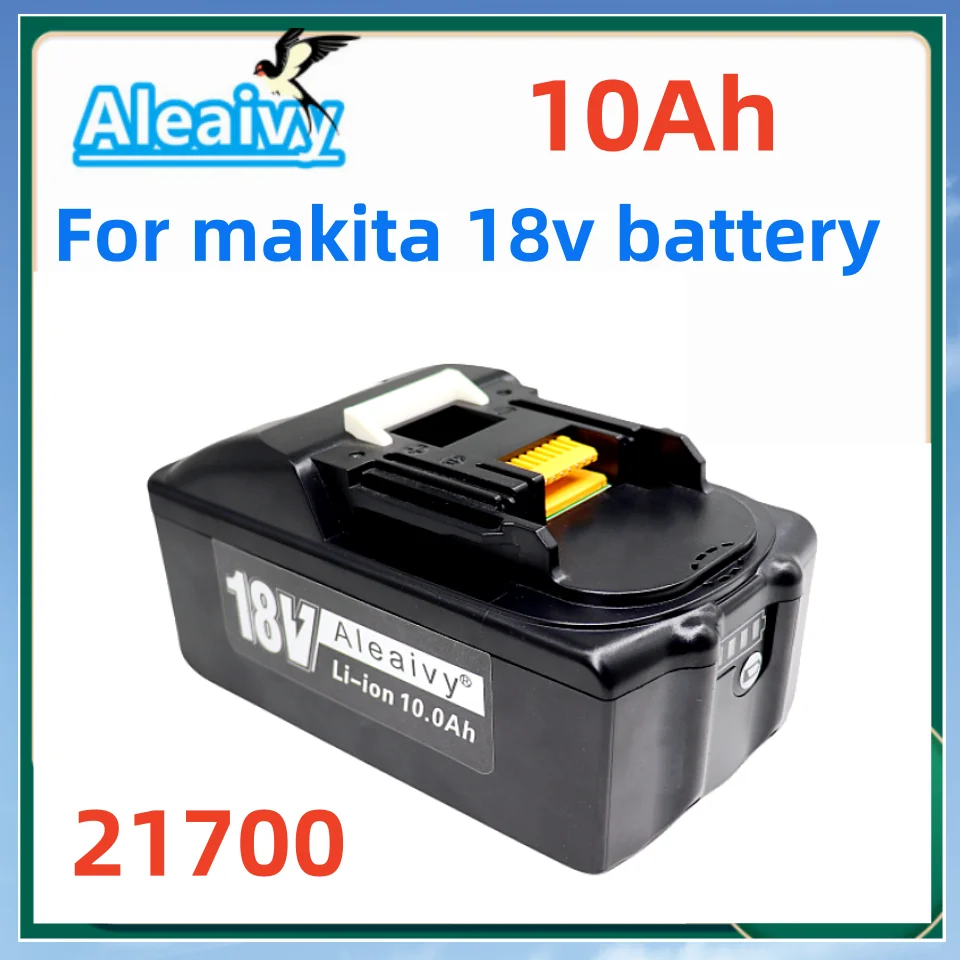 

Replacement 18V Battery 10.0Ah 8.0Ah 21700 rechargeable Battery For Makita BL1850 BL1840 18Volt Cordless Power Tools Batteries