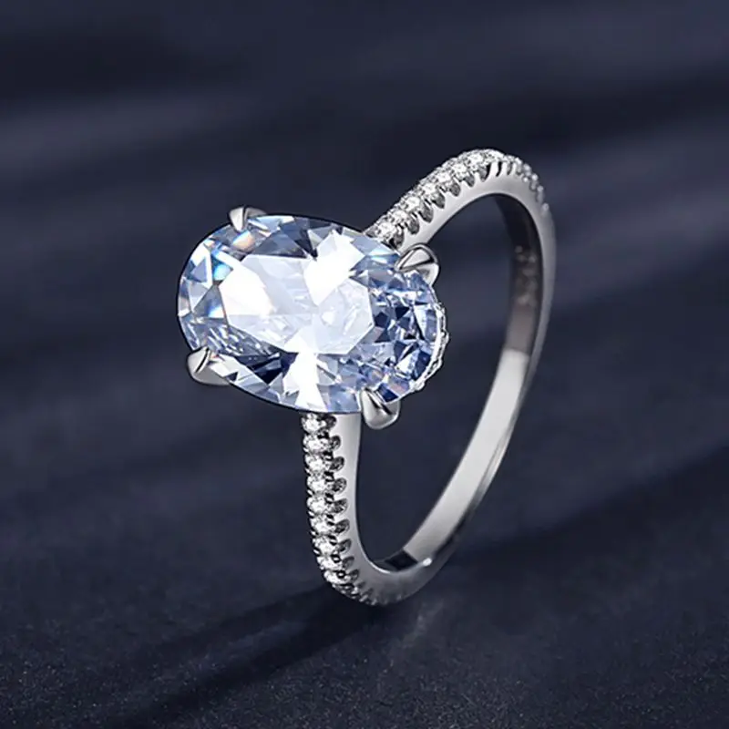 

CYJ European Pave Big AAA CZ 100% S925 Sterling Silver Ring For Women Birthday Party Wedding Girl Jewelry