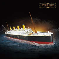 loz 1912 united kingdom classic cruise rms titanic ship moc mini block assemble model build brick toy collection for adult gifts