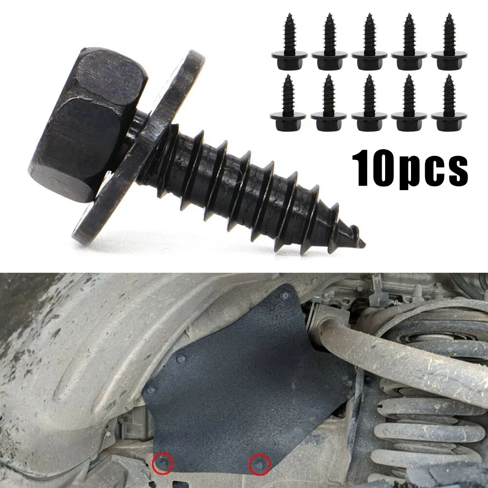 10pcs Universal For Toyota Bumper Fender Splash Seal Shield Rivet Clip Bolt Screw Fastener 90159-60498 Accessories