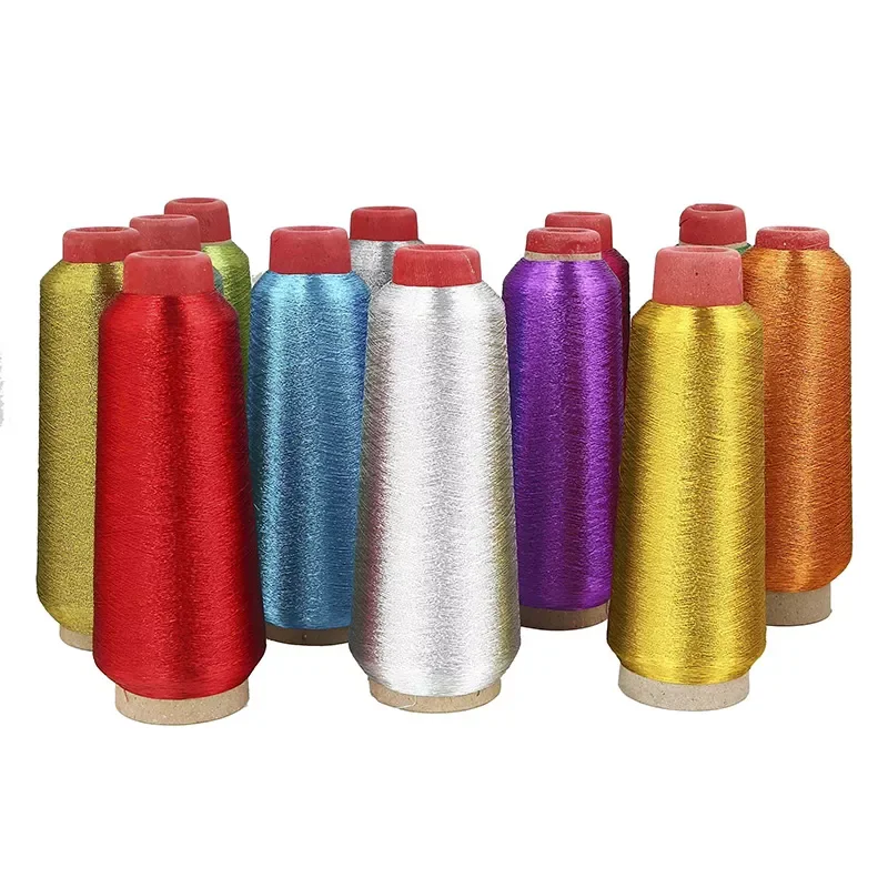 

M / roll Gold And Silver Thread Computer Embroidery Thread DIY Hand Cross Stitch Gold Metal Wire Gold Silver Bright