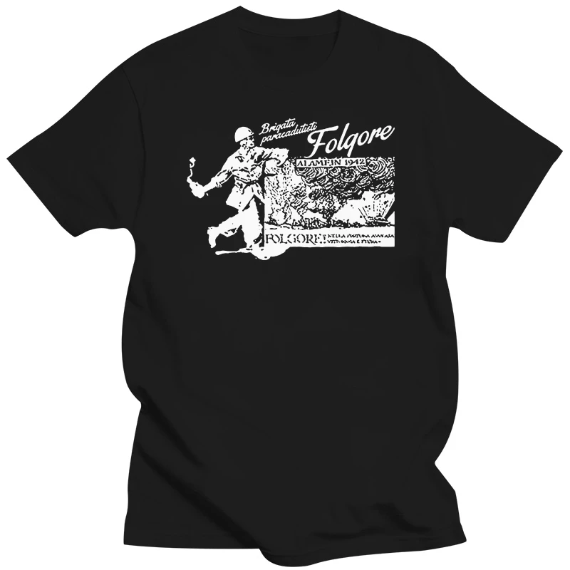 

2019 New Fashion Tee Shirt Folgore El Alamein Brigata Paracadutisti Folgore 1942 FschJg - T Shirt Summer T-shirt