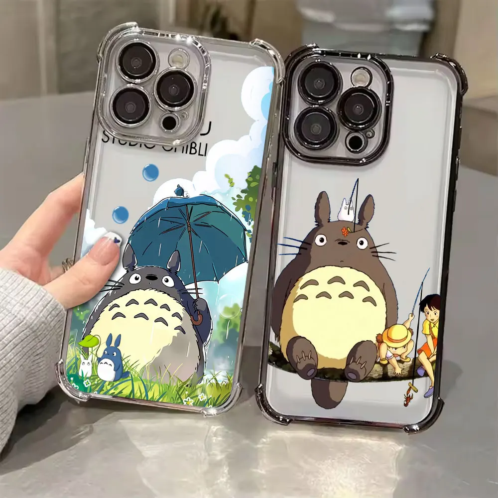 Фото Горячая новинка: милый аниме-чехол с Тоторо для Xiaomi 17T, 15T, 14T Pro, Poco X6, X7, F5, F7, F8 Ultra, M7, M8, X8 Pro Max – силиконовый чехол №1