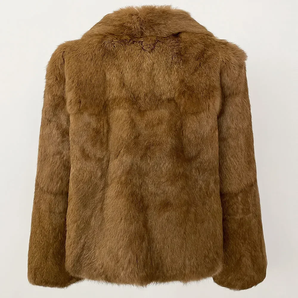 Женская зимняя куртка с отложным воротником плотная теплая элегантная верхняя