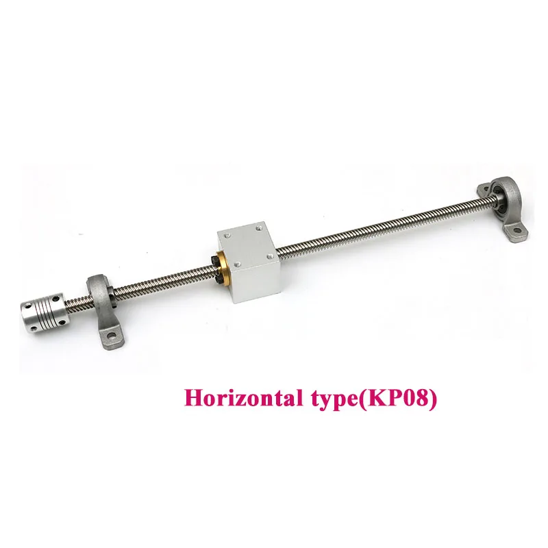 

Набор ходовых винтов T8, комплект горизонтальных/вертикальных винтов, шаг 2 мм, свинец 8 мм, длина 100 мм-1000 мм, аксессуары для 3D-принтеров с ЧПУ