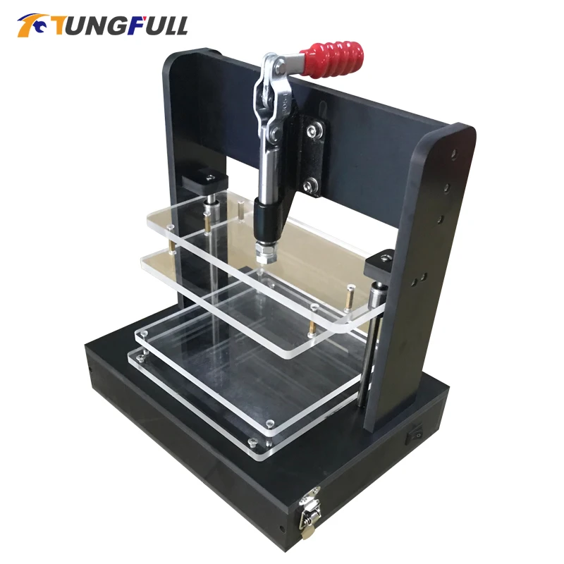 

PCB Testing Jig Universal Test Stand PCBA Test Rack Embryo Frame DIY Circuit Board Fixture 180x160MM With 4 Acrylic Board