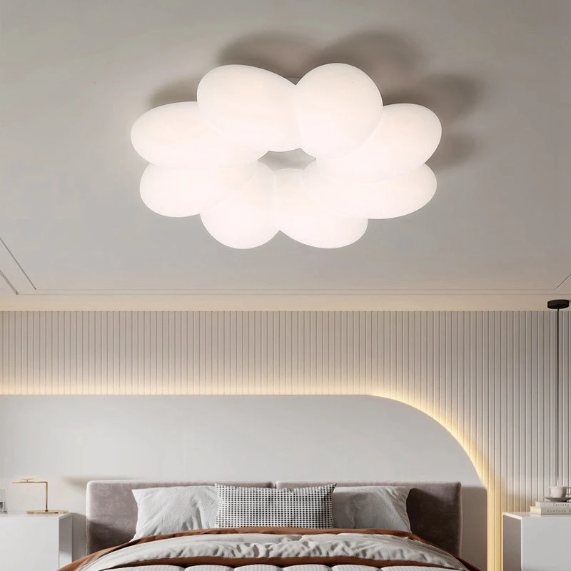 

Creative Bedroom Ceiling Lamp Modern LED Decorative Chandelier For Children's Room Wenxin Study Room Indoor Lamps