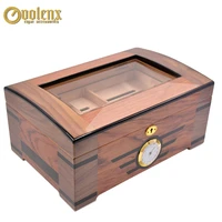 wood cedar cigar moisturizing box wood grain double layer high capacity baking finish cigar box