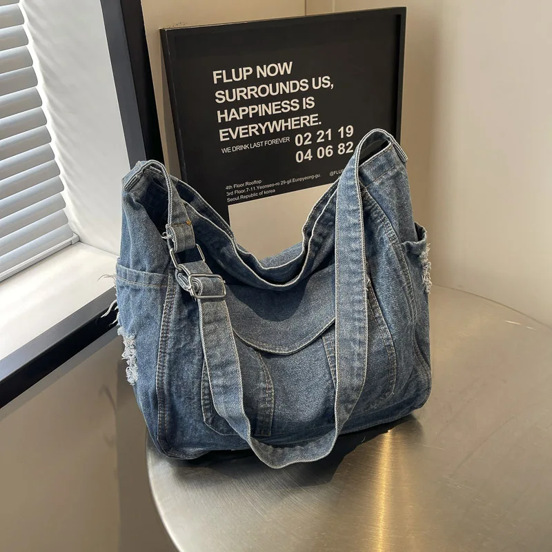 Женская сумка-тоут из денима