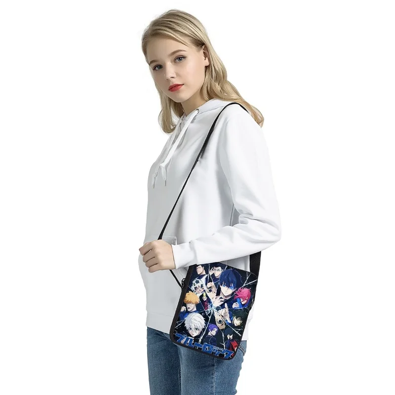 Animation BLUE LOCK Kids Small Schoolbags Zipper Leisure Preschool Children Bookbags Adjustable Kindergarten Boys School Bags