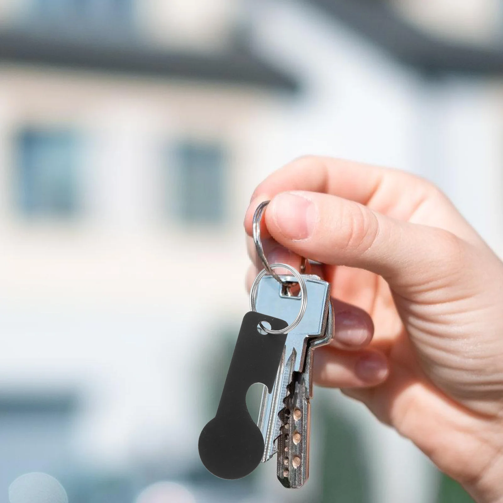 4 шт. жетон для тележки маленькие жетоны на тележке брелок ключей ручной грузовик