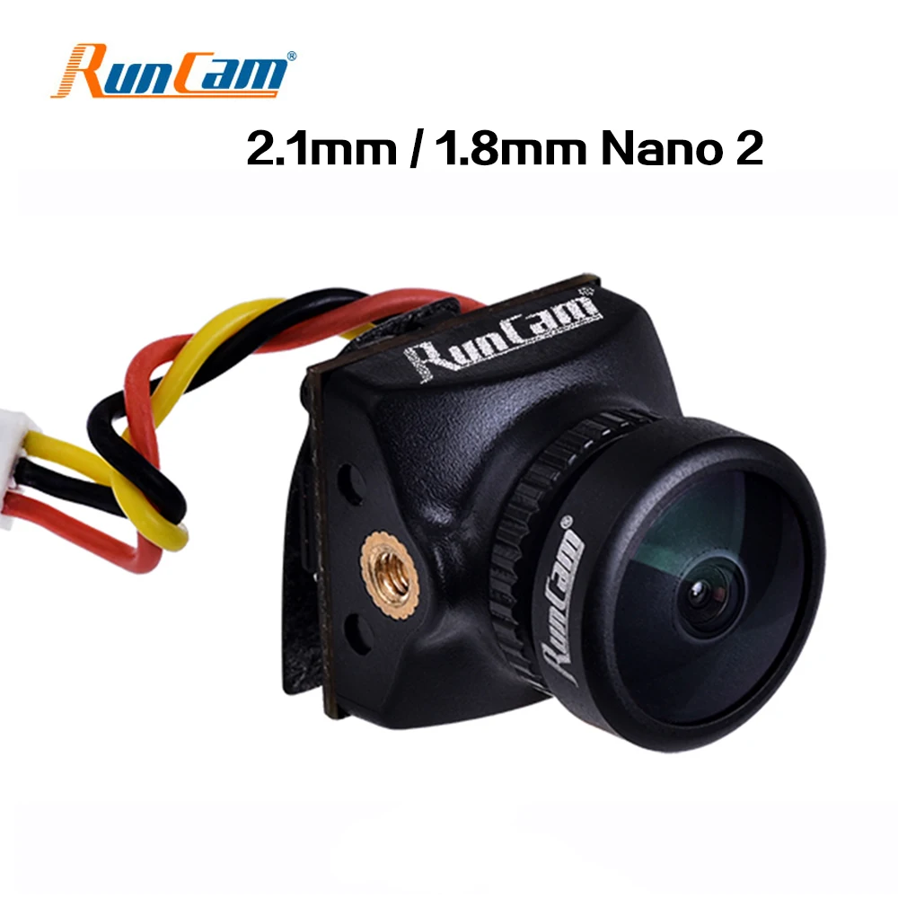 

RunCam Nano 2 FPV Camera 2.1mm(M8) FOV 155° /1.8mm (M8) FOV 170° 700TVL CMOS NTSC Mini for FPV Racing Drone