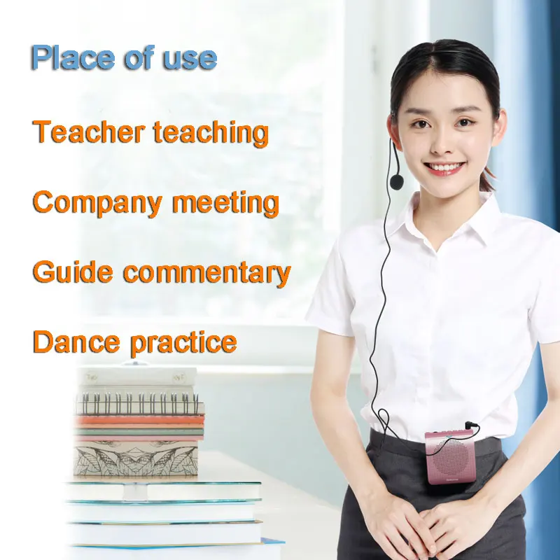 Портативный громкоговоритель Rolton K100 миниатюрный голосовой усилитель микрофон с