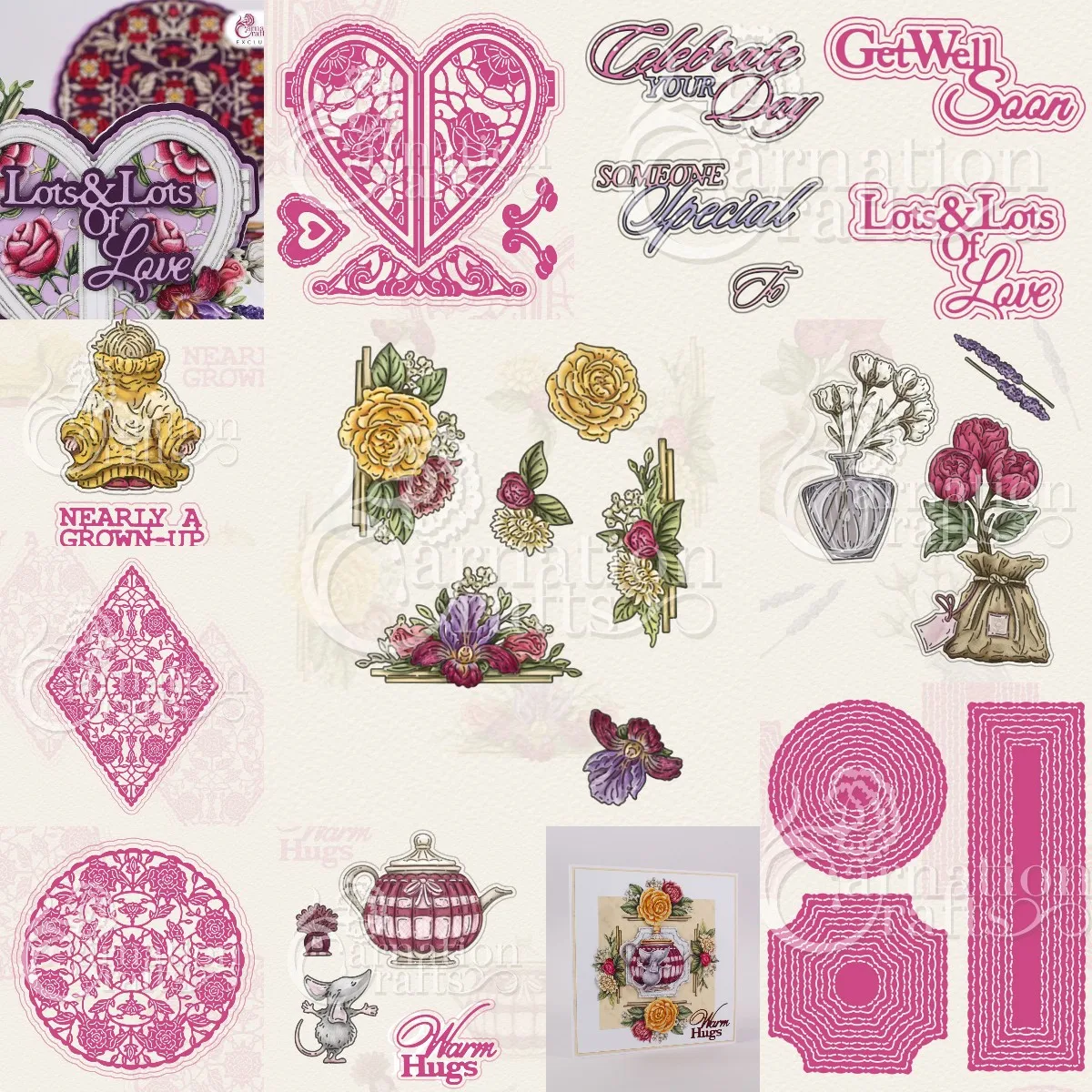 

Exquisite Flower Series Metal Cutting Die DIY Scrapbooking Card Paper Cards Handmade Album Sheets 2022 New Arrive