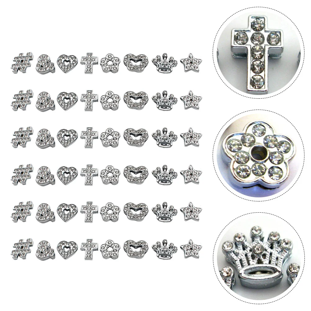 

Beads Bead Diy Making Jewelry Bracelet Loose Spacerearrings Supplies Keychainalloy Crafts Decorative Rhinestone Jewellery Beaded