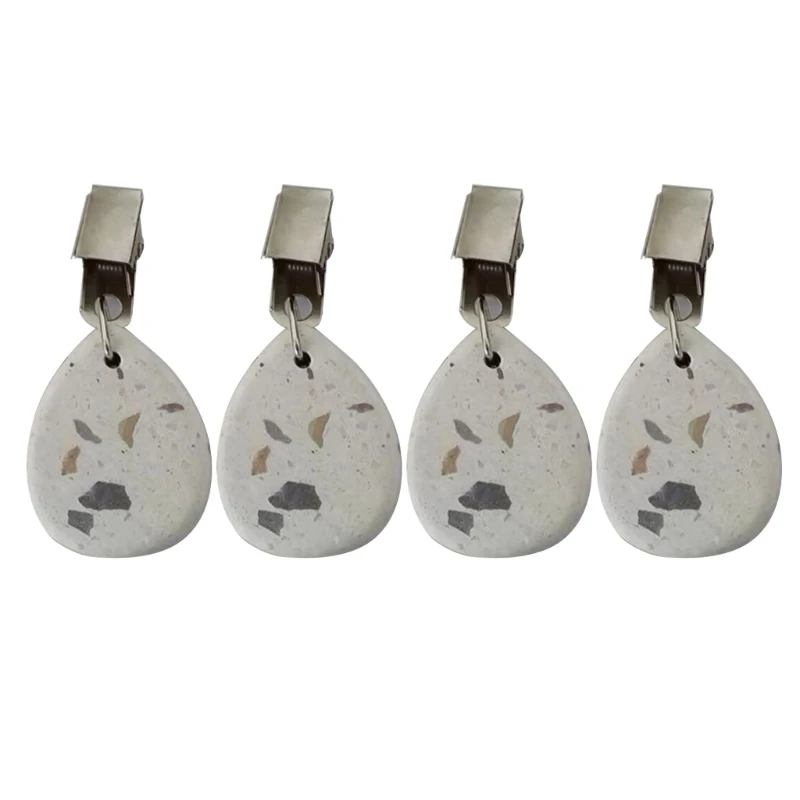 

Weights Tablecloth Table Weight Outdoor Curtain Shower Pendant Clips Stones Drop shipping