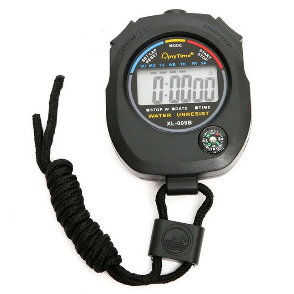 

NEW Digital Stopwatch XL-013 Chronograph with Wristband Alarm AM PM 24H Clock Watch for Runner Sport