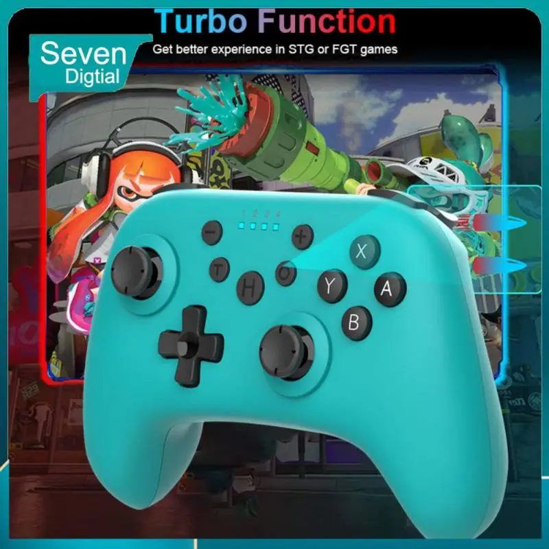 

6-axis Wireless Gamepad Nfc Mini Gamepad Turbo Function Setting Motor Vibration Function For Switch Game Controller