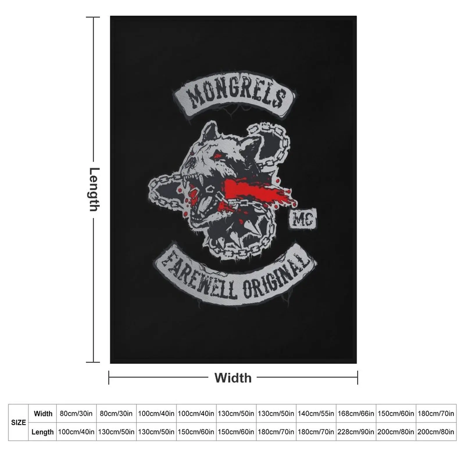 Одеяло MONGREL FAREWELL ORIGINALS рождественские подарки постельное белье для пикника