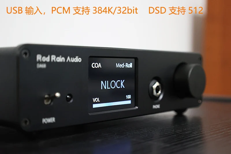 DA68 настольный HIFI Bluetooth ES9068 декодер USB звуковая карта цифровой интерфейс