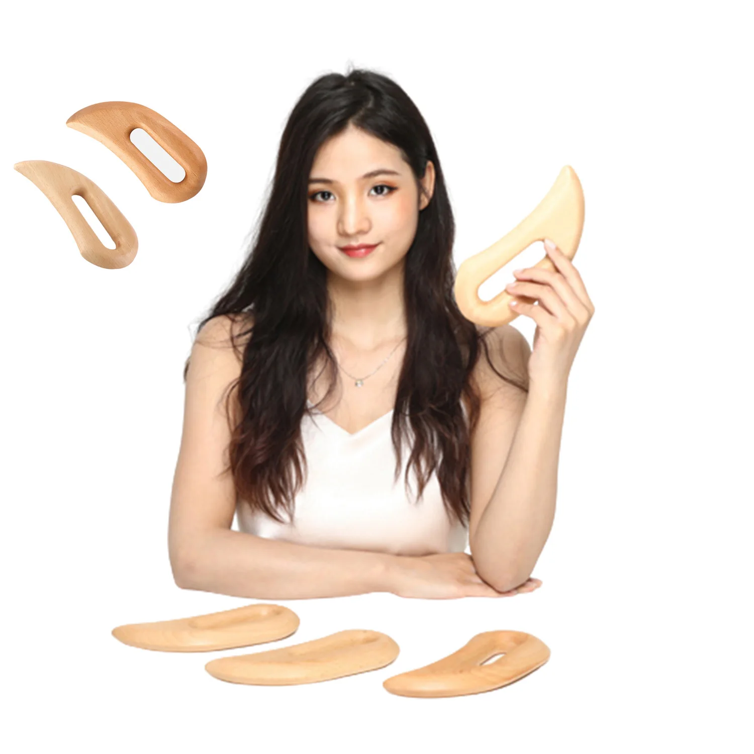 

Wooden Lymphatic Drainage Massager Wood Therapy Massage Tool Body Sculpting Tool for Maderotherapy,Anti-Cellulite,Muscle Release