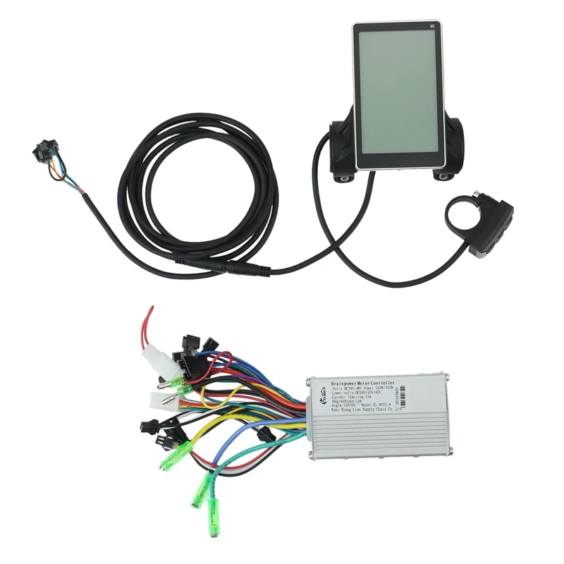 

Quality 24V 36V 48V 250W 350W Brushless DC Motor Controller Ebike Controller +M5 LCD Display 1 Set
