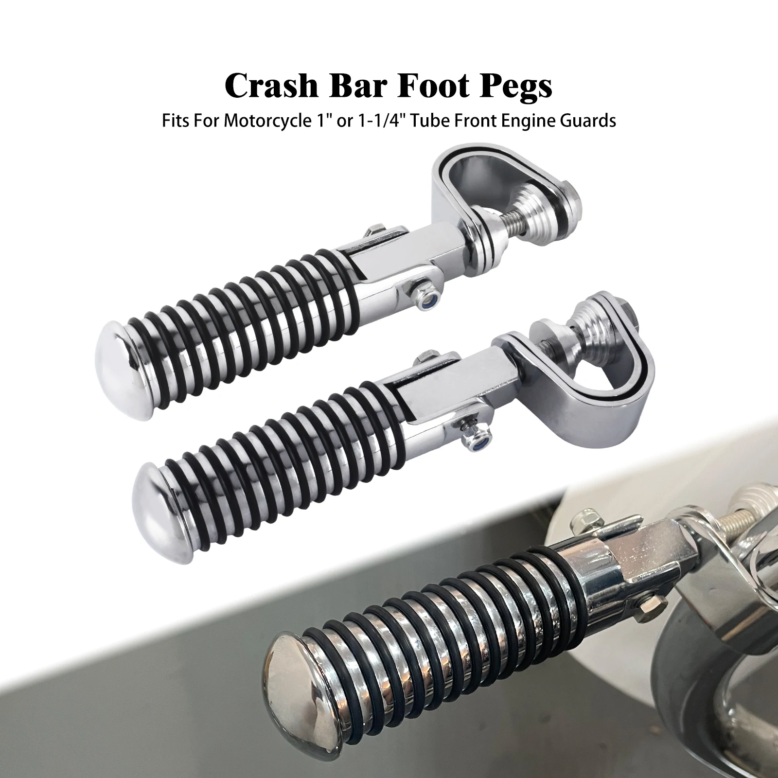 

Универсальные подножки для мотоцикла 1 "1,25" шоссейные подножки для защиты двигателя, зажим для подножки, педаль для Harley Softail Touring