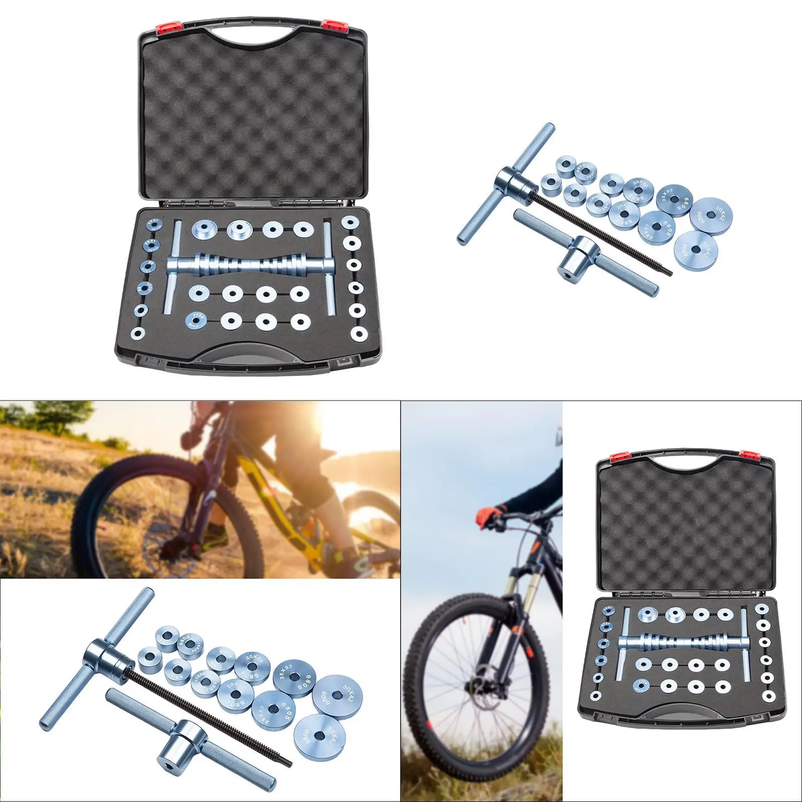 Набор прессов для подшипников велосипедов инструмент пресса велосипеда набор